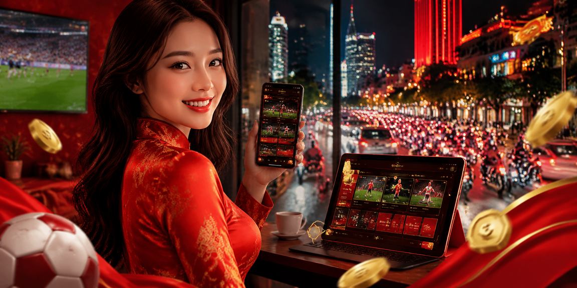 Phụ nữ mặc áo dài tại TP.HCM truy cập trang cá cược thể thao trực tuyến